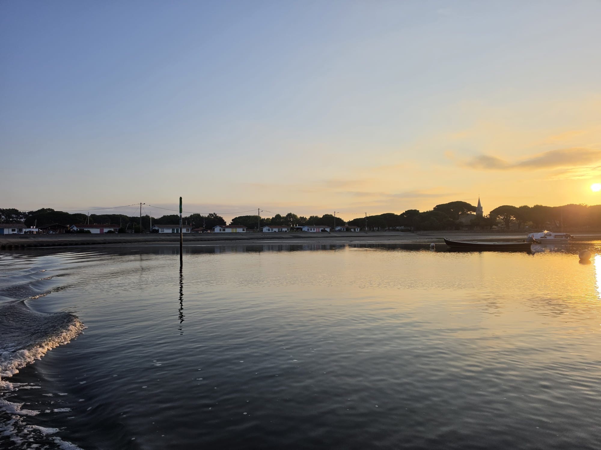 Coucher de soleil sur le Bassin d’Arcachon